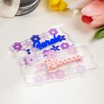 Henkilökohtainen Floral AcrylicTumbler nimilevy Tag tarvikkeet Stanley Cup syntymäpäivä puolue suosikki lahja perheelle ystävät