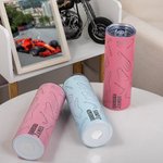 Vaso Vaso Personalizado 2025 Formula Uno Circuito de Carreras 20oz Skinny Tumbler con Pajita Regalo de Cumpleaños de Equipo para Aficionados a la F1 Amantes de las Carreras