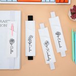 Personalized Birth Flower Name Leather Bookmark Band with Pen Pocket Reading Accessory Birthday Gift for Bookworms