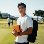 Personalized Top Ten Golfers Name A5 Leather Notebook Wooden Pen Set with 100 Lined Pages Birthday Best Wishes Gift for Golf Lovers