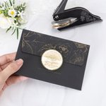 Personalized From The Library of Name Book Flower Design Embosser Stamp Hand Held Embosser Set Birthday Gift for Book Lovers