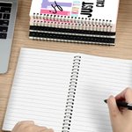 Personalisierte Retro Es ist okay, Fehler zu machen A5 Spiral Name Notebook mit motivierenden Spruch inspirierende Affirmation Geschenk für Freunde Studenten