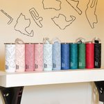 Vaso Vaso Personalizado 2025 Formula Uno Circuito de Carreras 20oz Skinny Tumbler con Pajita Regalo de Cumpleaños de Equipo para Aficionados a la F1 Amantes de las Carreras
