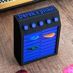 Personalised 3D Printed Amp Guitar Pick Holder with Name Guitar Accessory Birthday Gift for Guitar Players Music Lovers