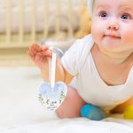Ornement de Pâques en Acrylique Personnalisé Avec Nom et Motif de Lapin Décoration de Maison Cadeau Fête de Pâques Nouveau-né pour Enfants