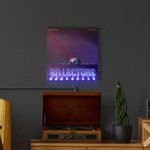 Présentoir de Disques Vinyles Personnalisé avec Texte Lumière Colorée Changeable Console en Acrylique Cadeau Anniversaire pour Mélomane