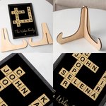 Cadre en bois avec support Décoration de la maison Pendaison de crémaillère Cadeau de mariage pour la famille et les amis