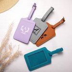 Etichetta per bagagli e portapassaporto in pelle PU multicolore personalizzati con nome e monogramma regalo per papà e appassionati di viaggi