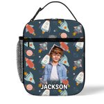 Personalisierte Foto Star Cloud Fantasy Einhorn isolierte Lunch Bag mit Namen und tragbare Tasche zurück zu Schule Picknick Geburtstag Geschenk für Kinder