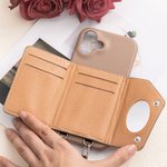 Etui de téléphone en cuir pour iPhone avec longue bandoulière et porte-cartes Cadeau d'anniversaire pour les femmes et les filles