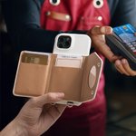 Etui de téléphone en cuir pour iPhone avec longue bandoulière et porte-cartes Cadeau d'anniversaire pour les femmes et les filles