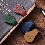 Spersonalizowany Zodiak Paw Print Serce Skórzany Magnetyczny Klips do Zakładek z Inicjałem Materiały do Czytania Prezent Urodzinowy dla Moli Książkowych Miłośników Książek