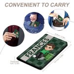 Henkilökohtainen Y2K Cartoon Character PU Nahka Passinhaltija nimi ja korttipaikat Travel Essential syntymäpäivälahja miehille naisille