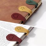 Spersonalizowany Zodiak Paw Print Serce Skórzany Magnetyczny Klips do Zakładek z Inicjałem Materiały do Czytania Prezent Urodzinowy dla Moli Książkowych Miłośników Książek