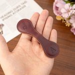 Spersonalizowany Zodiak Paw Print Serce Skórzany Magnetyczny Klips do Zakładek z Inicjałem Materiały do Czytania Prezent Urodzinowy dla Moli Książkowych Miłośników Książek