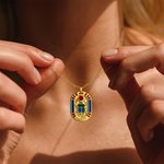 Collana personalizzata di scarabei con nome inciso Egitto Regalo di compleanno per gli appassionati della cultura dell'Antico Egitto