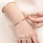 Bracelet personnalisé de lettres grecques en perles Réunion de sororité Cadeau d'anniversaire pour les sœurs | Callie × Affinity Licensing