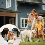 Personlig hjärtformad foto byggsten pussel födelsedag årsdag bröllopsgåva för familj
