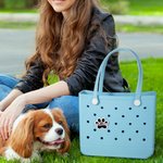 Personalisierte Multicolor 3D Hund Pfote Print Name Tasche Button Charm Zubehör für Bogg Geburtstag Geschenk für Hundeliebhaber