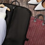 Henkilökohtainen Glitter Dancing Girl Design Vedenpitävä roikkuu vaatteet laukku nimi Päivittäinen koulutus harjoitukset Travel Accessory lahja tyttö tanssijat