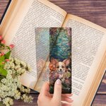 Personalisierte gemalte Blume Haustier Hund klar Acryl Lesezeichen mit Namen und Text Lesen Schreibwaren Zubehör Geburtstag Geschenk für Tierliebhaber Bücherwurm