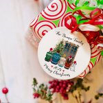Personalized Ceramic Family Members Ornament Merry Christmas Gfit for Family