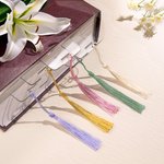 Marca páginas acrílico personalizado con nombre, fecha y borla Cumpleaños Aniversario Regalo de lectura para bibliotecaria amante de los libros