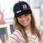 Personalized Multicolor School Spirit Hat Chain with Name Back to School Sports Team Birthday Gift for Student