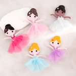 Personalised Cute Handmade Ballerina Doll Alligator Clip Hair Accessory Birthday Gift for Ballerina Girl