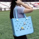 Personalisierte 3D Sport Softball Fußball Tasche Charme mit Namen Accessoire für Bogg Game Day Team Geburtstag Geschenk für Sportliebhaber