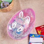 Gepersonaliseerd Vulbaar Jumbo Paasei met Naam Paasmand Cadeau voor Jongens en Meisjes