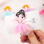 Personalised Cute Handmade Ballerina Doll Alligator Clip Hair Accessory Birthday Gift for Ballerina Girl