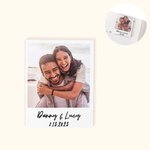 Gepersonaliseerde Polaroid stijl vouwen magnetische foto bladwijzer Clips met tekst Verjaardag terug naar school Gift voor boek minnaars