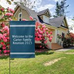 Personalisierte einfache doppelseitigen Text Gartenfahne Multicolor Hof Veranda Dekoration im Freien Housewarming Urlaub Geschenk für Familie Freund