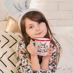 Personalisierte Floral Ostereier Hase Küken 12oz Emaille Becher mit Namen Ostern Party Geburtstag Geschenk für Jungen Mädchen