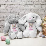 Henkilökohtainen söpö pääsiäispupu puhaltaa kupla Design Plush pehmolelu nimi pääsiäinen Home Decor lahja lapsille