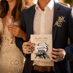 Porte-monnaie en bois avec texte Cadeau de mariage Cadeau de mariage pour jeunes mariés