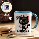 Personalisierte Cartoon-Charakter Tier vor Kaffee koffeinhaltigen 11oz Keramik-Becher mit Namen Büro Geburtstag Geschenk für Kaffee-Liebhaber Familie Freund