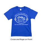 Personalizada Familia Crucero Ancla 100% Algodón Niño Adulto Camiseta con Nombre y Texto Aniversario Viaje Regalo para Familia Pareja