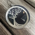 Personalisierte Memorial Tree Bench Charm Commemorative Anhänger Dekorative Hanging Sympathie Geschenk Bereavement Geschenk für den Verlust eines geliebten