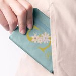 Cuaderno de bolsillo personalizada cuero de PU A7 con inicial floral y nombre accesorio de viaje regalo de fiestas para oficinistas y profesores 7