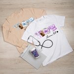 T-shirt personnalisé seringue stéthoscope café Sweatshirt avec nom Anniversaire Appreciation Gift for Nurse Doctor Mediacl Staff