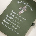 Henkilökohtainen Syntymä Kukka Risti Raamattu Verse A5 Vuorattu muistikirja nimi Kirkko Tutkimus Syntymäpäivä Uskonnollinen lahja perheelle Ystävät Christian