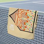 Personalisierte Multicolor Baseball Eiscreme Abtropfen Handtuch mit Namen und Nummer Portable Geburtstag Sport Zubehör Geschenk für Baseball Sportliebhaber