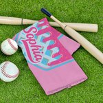 Personalisierte Multicolor Baseball Eiscreme Abtropfen Handtuch mit Namen und Nummer Portable Geburtstag Sport Zubehör Geschenk für Baseball Sportliebhaber