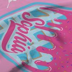 Personalisierte Multicolor Baseball Eiscreme Abtropfen Handtuch mit Namen und Nummer Portable Geburtstag Sport Zubehör Geschenk für Baseball Sportliebhaber