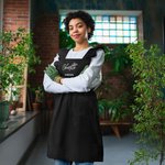 Personalisierte Name Ruffle Prinzessin Schürze mit Namen und verstellbaren Riemen Geburtstag Housewarming Geschenk für Frau Maniküre Gärtnerin Koch