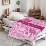 Coperta di pensionamento personalizzata Best Achievement Super Soft Regalo di addio per colleghi e amici