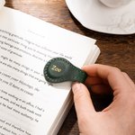 Gepersonaliseerde Lederen Magnetische Bladwijzerclip met Naamgravure Leesaccessoire Verjaardagscadeau voor Boekenliefhebbers en Boekenwurmen