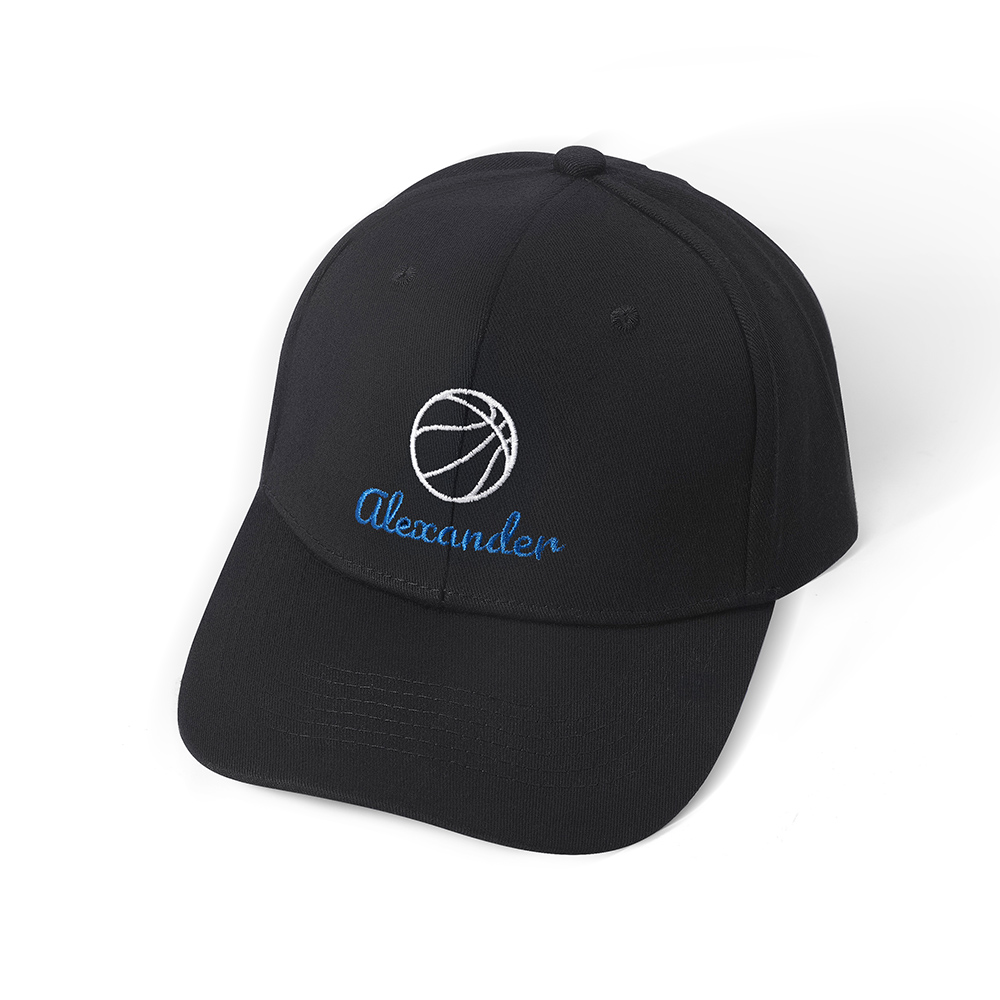 Personalized Embroidered Ball Icon Baseball Cap Adjustable Band with Name and Number Gift for Ball Sports Lover